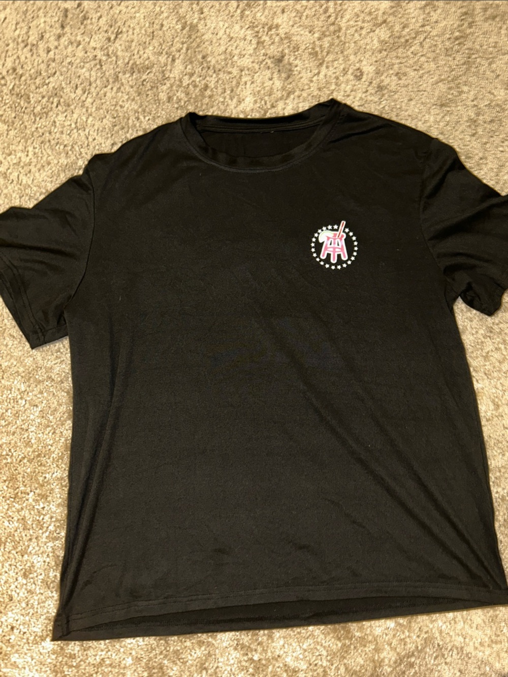 Black Short Sleeve Logo Tee - Barstool Sports